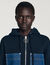 Sweatshirt en maille et denim