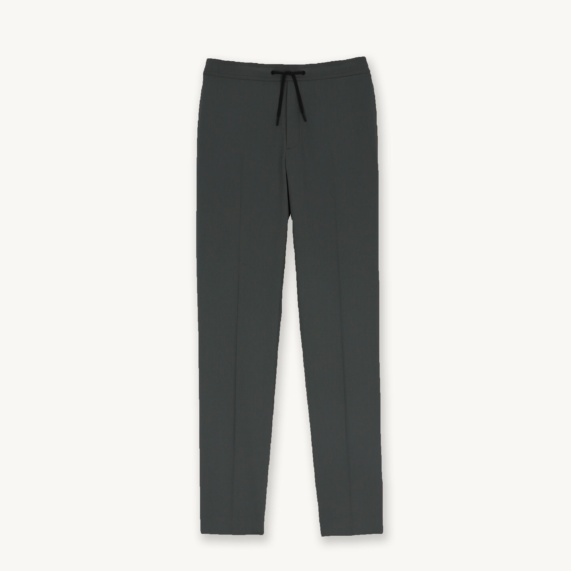 Pantalon à ceinture élastiquée