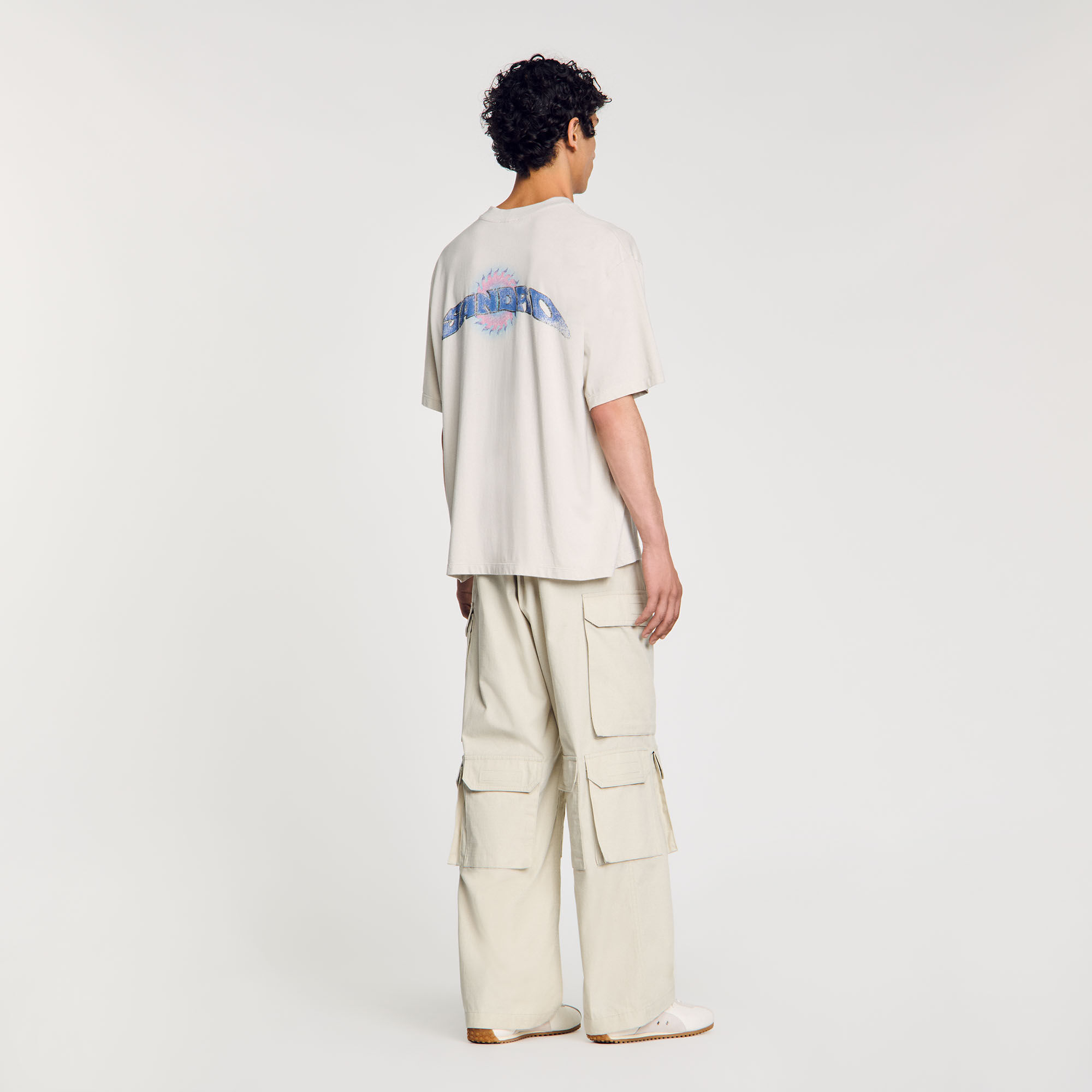 T-shirt à imprimé soleil