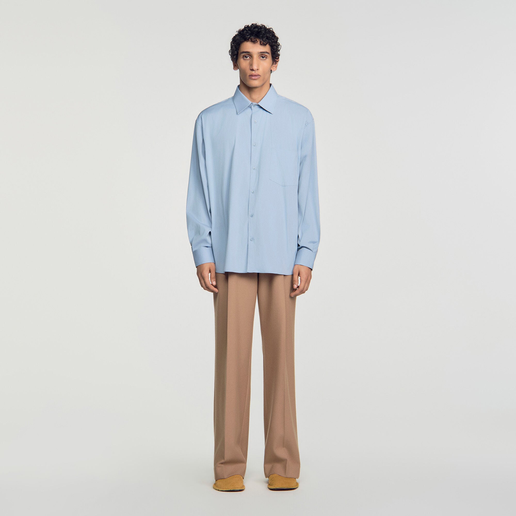 Chemise oversize en coton