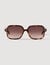 Lunettes de soleil rectangulaires
