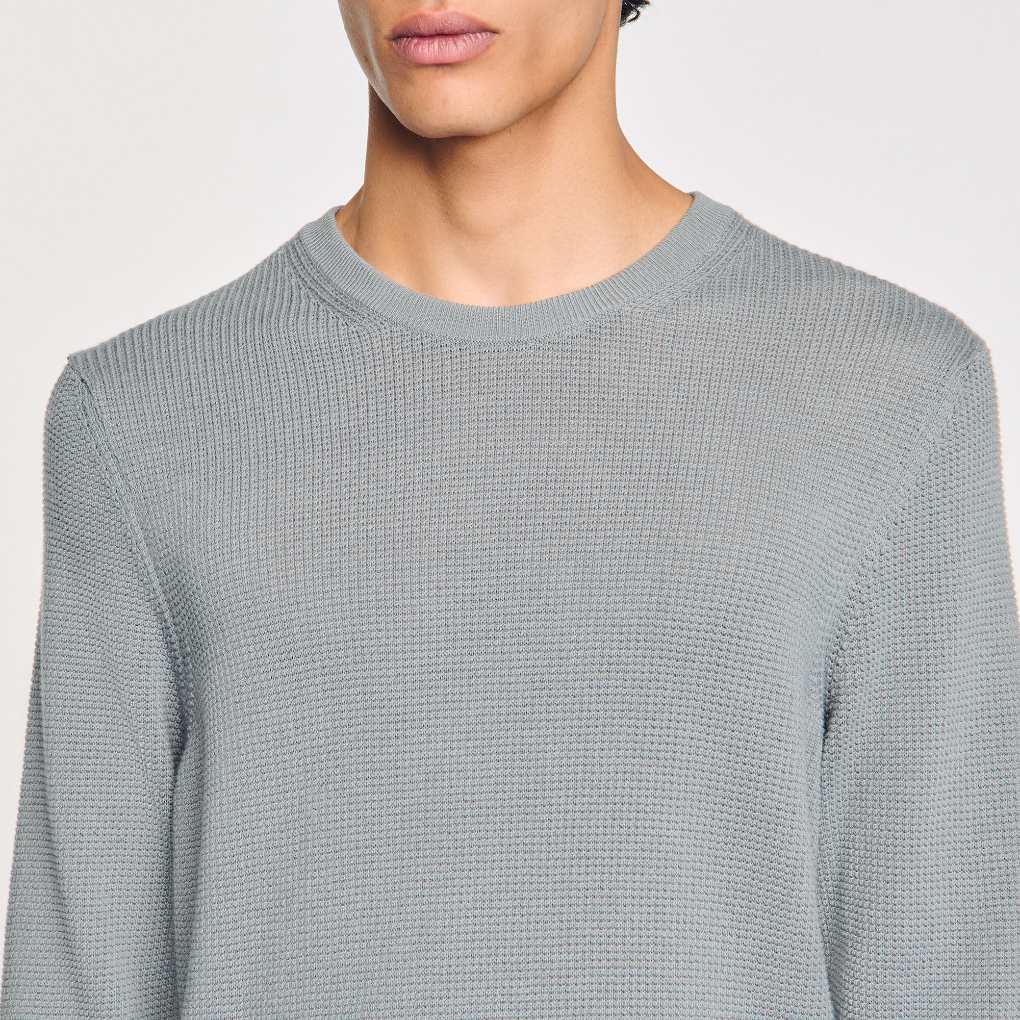 Pull en maille texturée