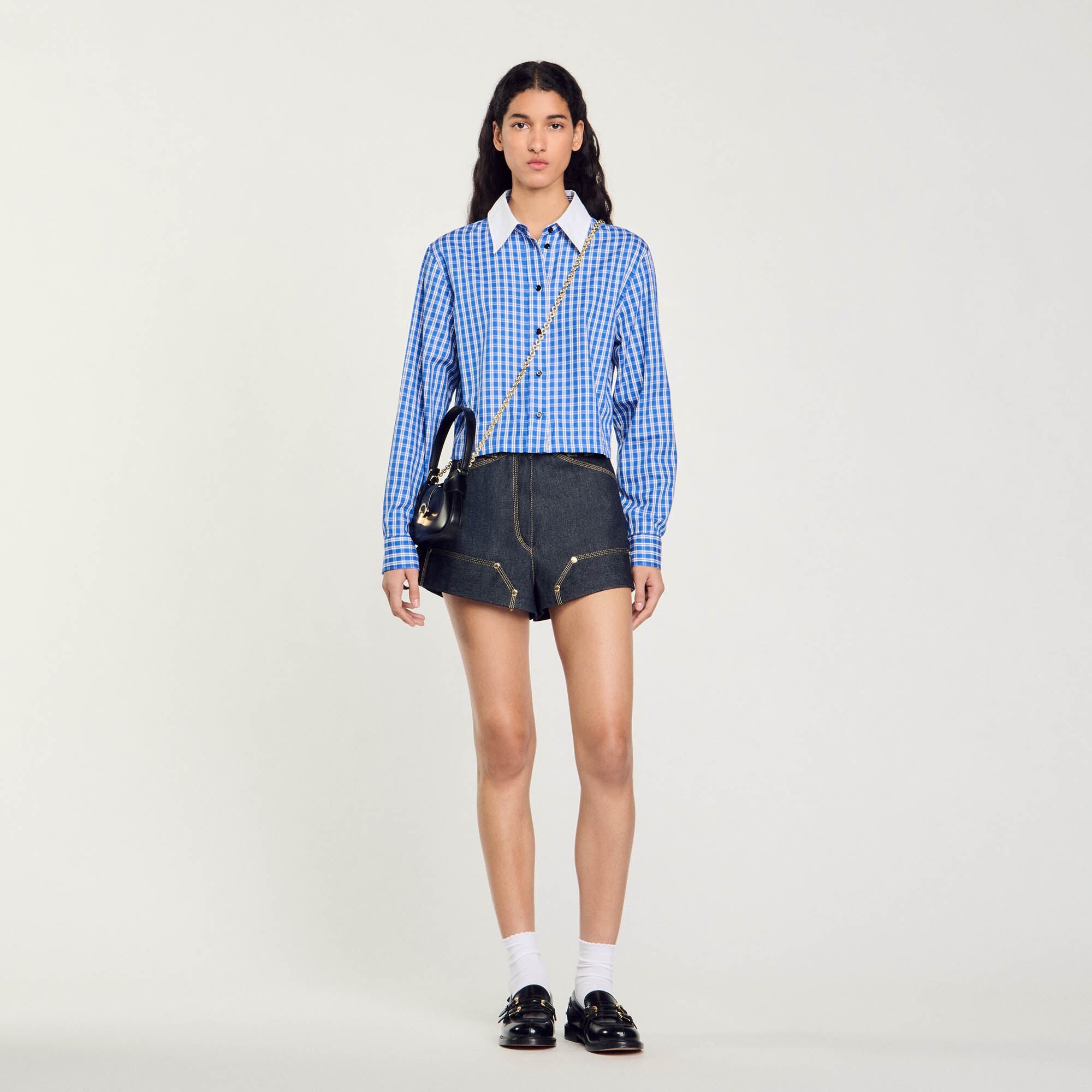 Chemise manche courte sandro discount