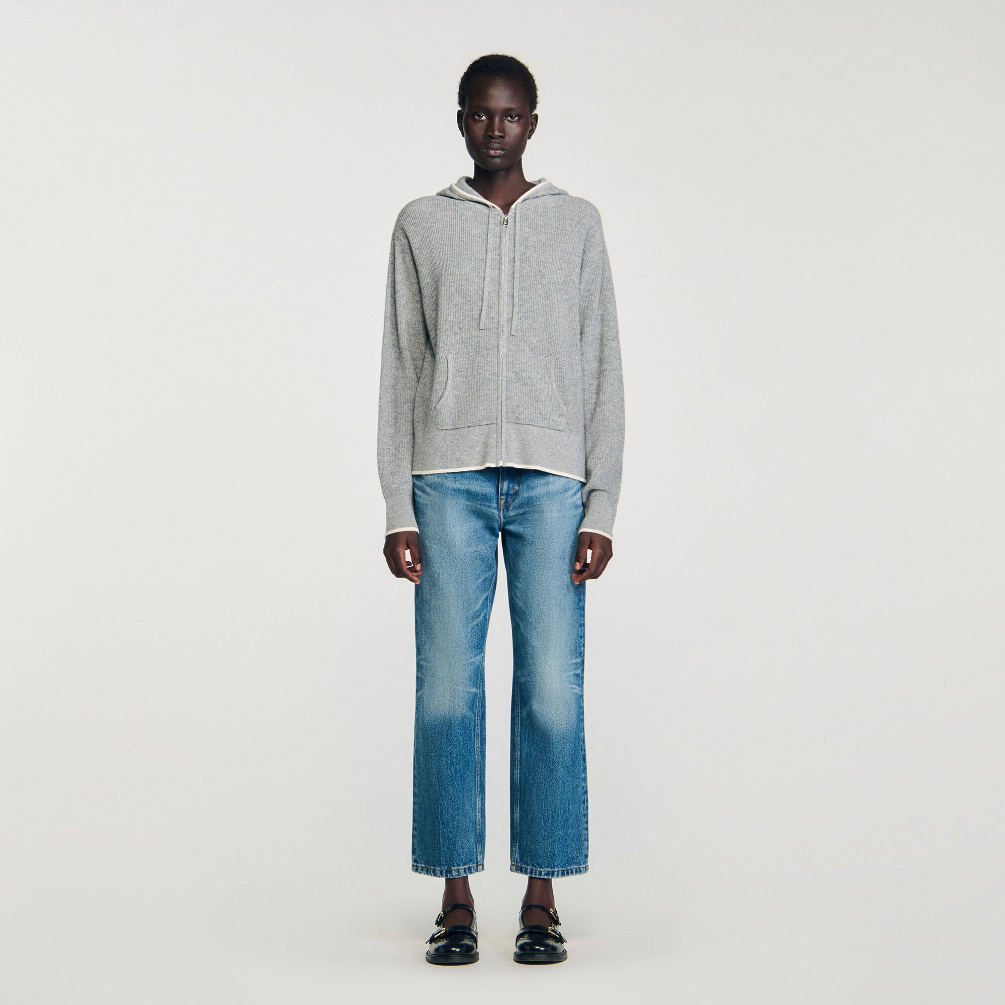 Cardigan à capuche 