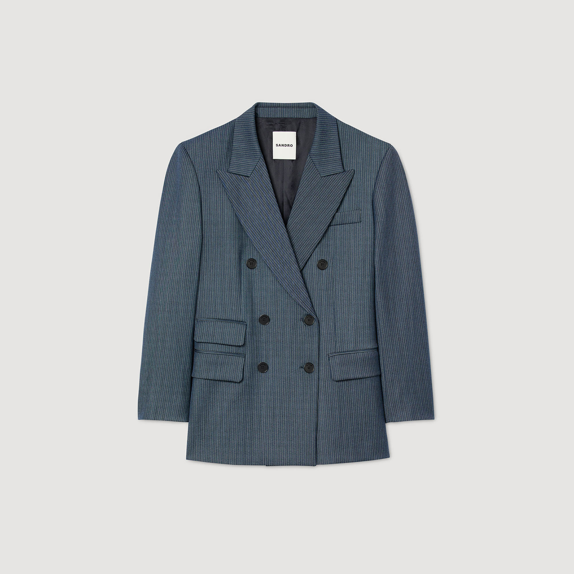 Veste de tailleur à rayures