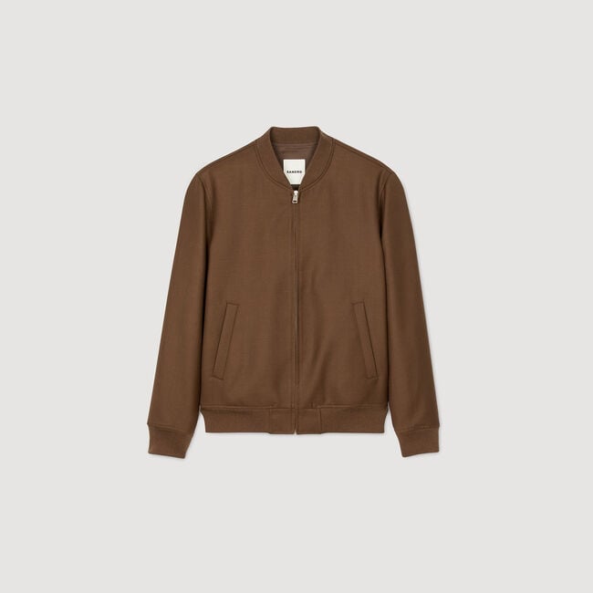 Blouson teddy en laine