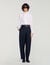 Chemise en soie &agrave; col fronc&eacute; - Femme | Sandro Paris