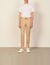 Pantalon carotte en coton