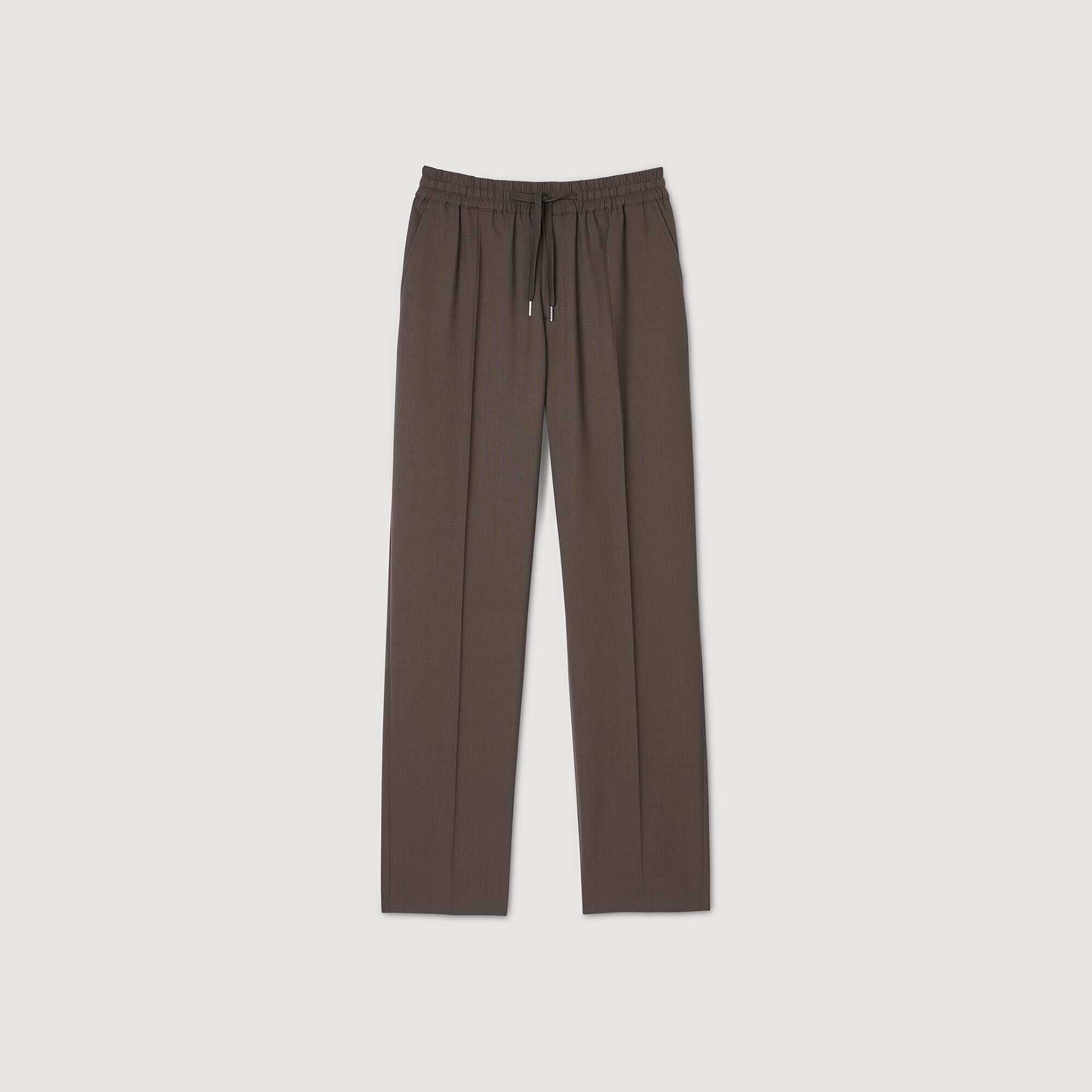Pantalon de costume élastiqué