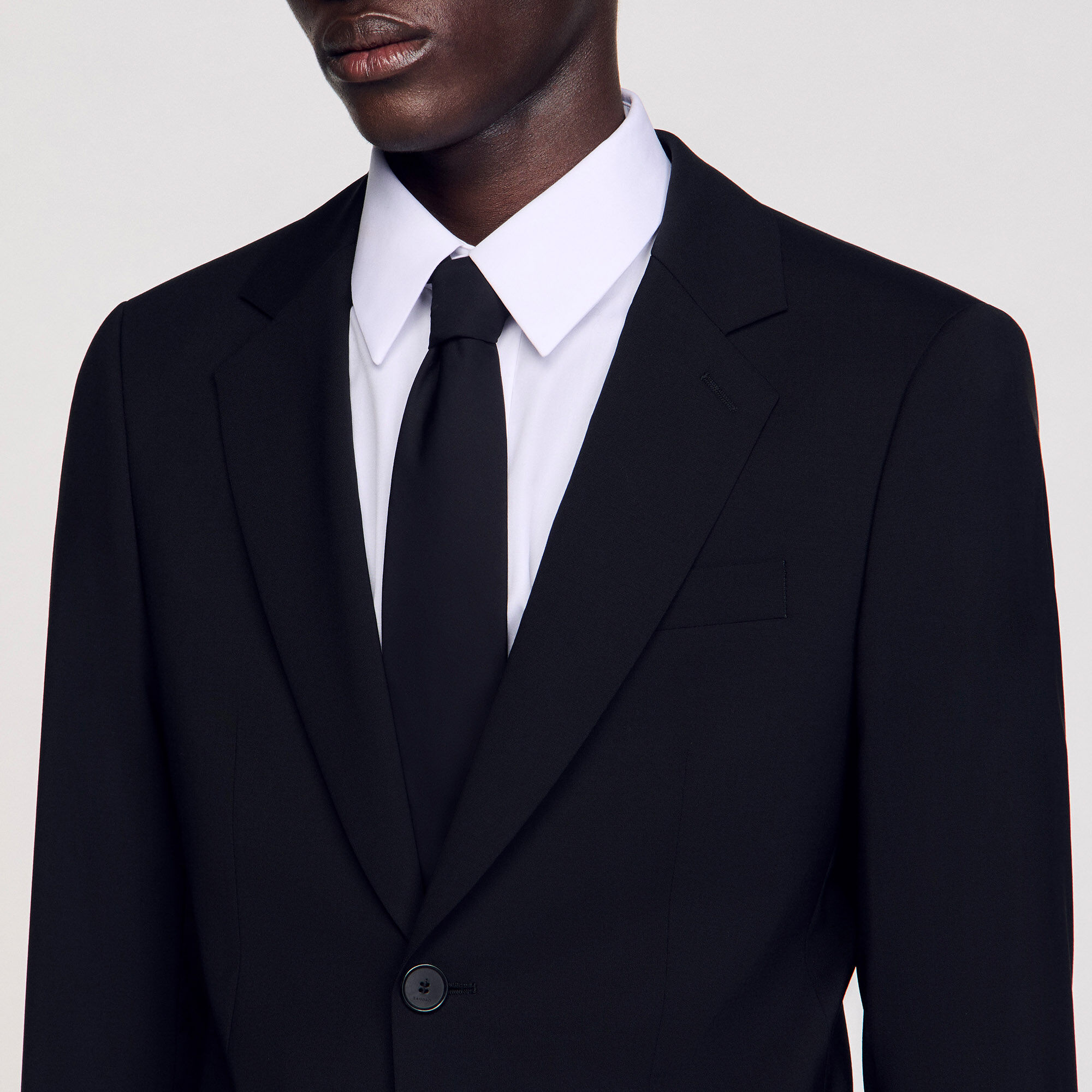 Veste de costume en laine vierge