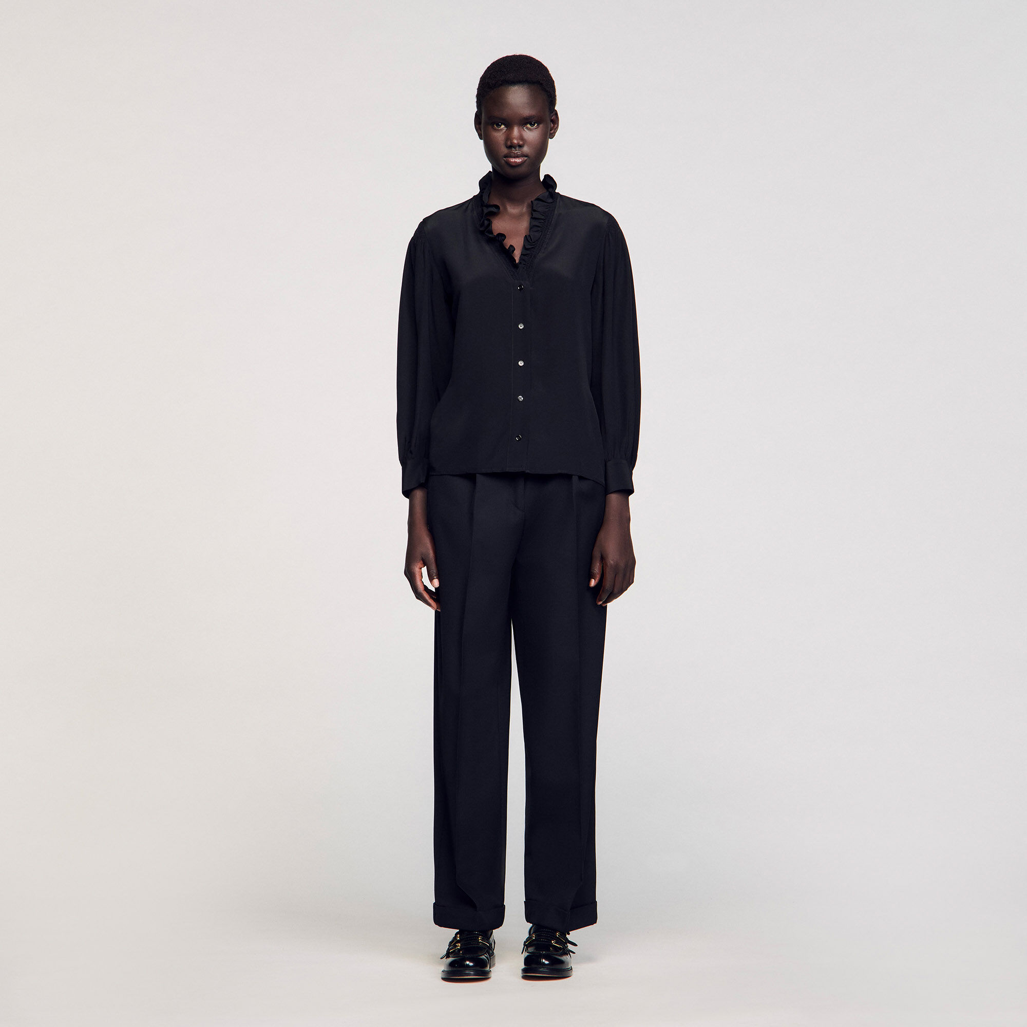Chemise fluide en soie
