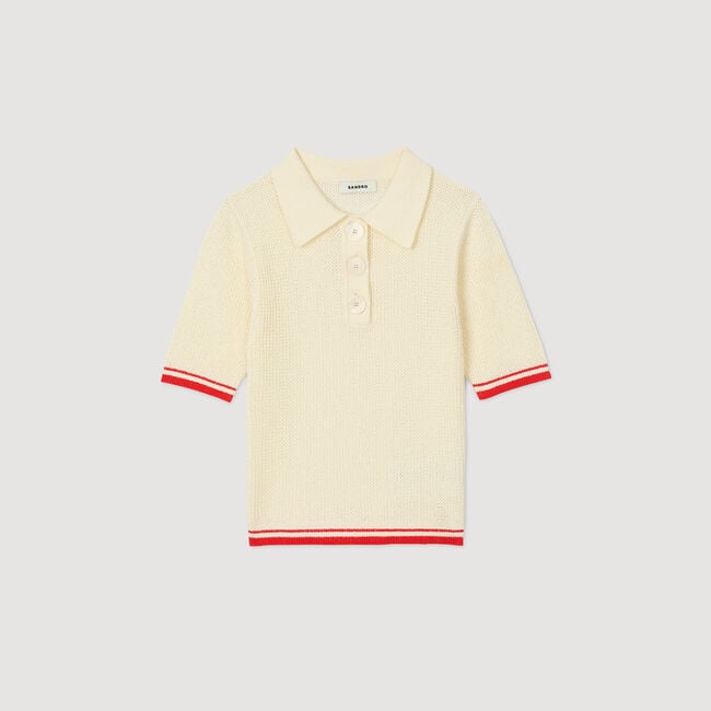 Pull à col polo