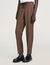 Pantalon élastiqué en laine