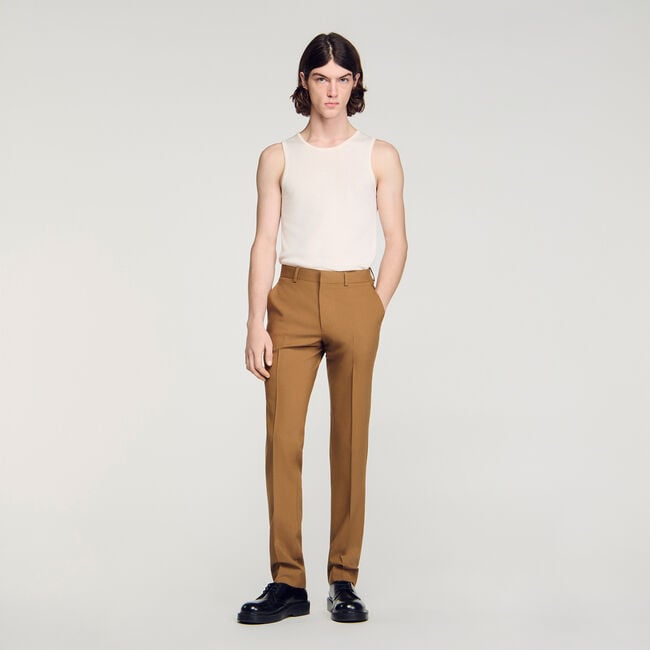 Pantalon de costume en laine