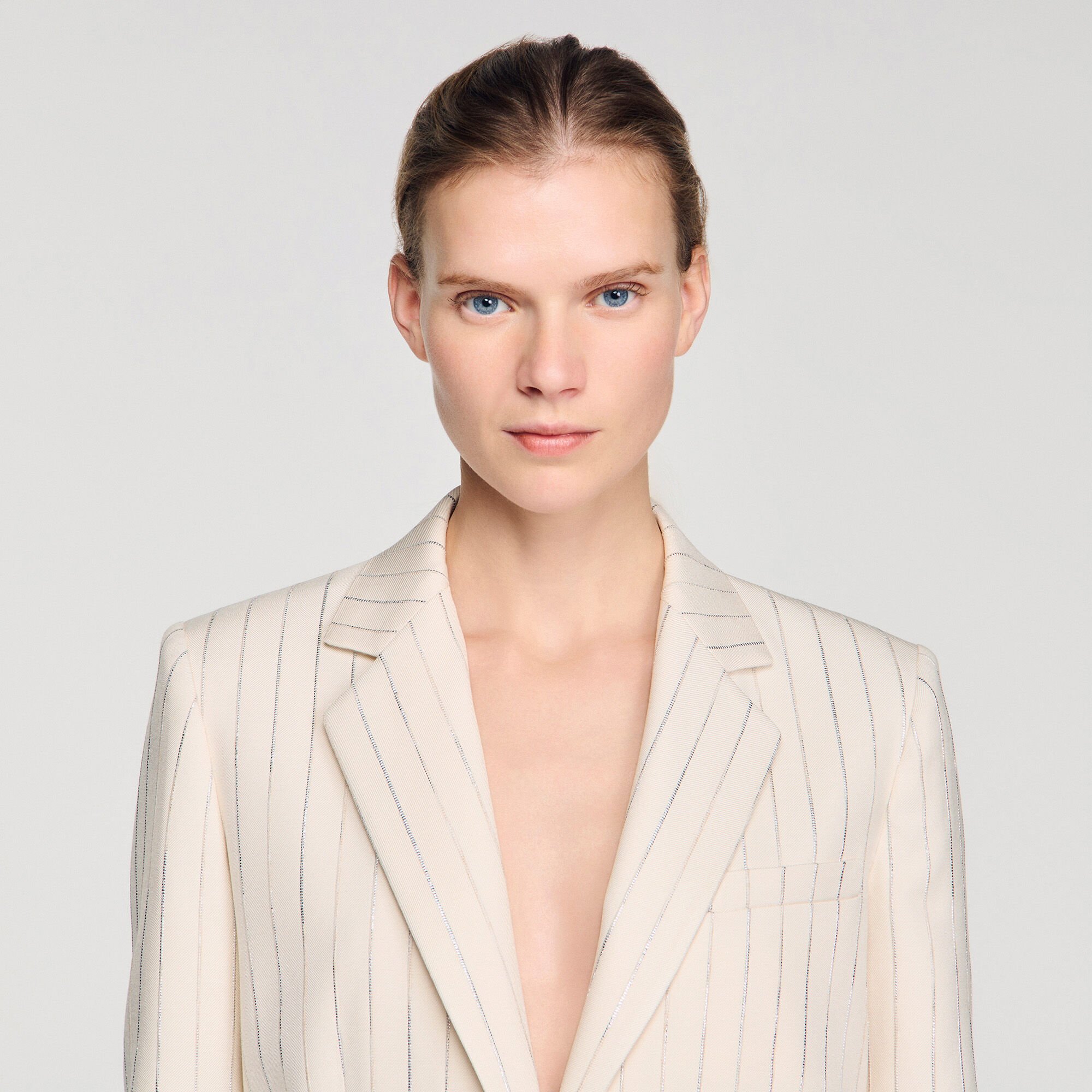 Veste de tailleur &agrave; rayures