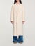 Manteau long en laine mélangée
