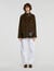 Manteau double face col cuir - Femme | Sandro Paris