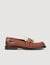 Mocassins en cuir brillant