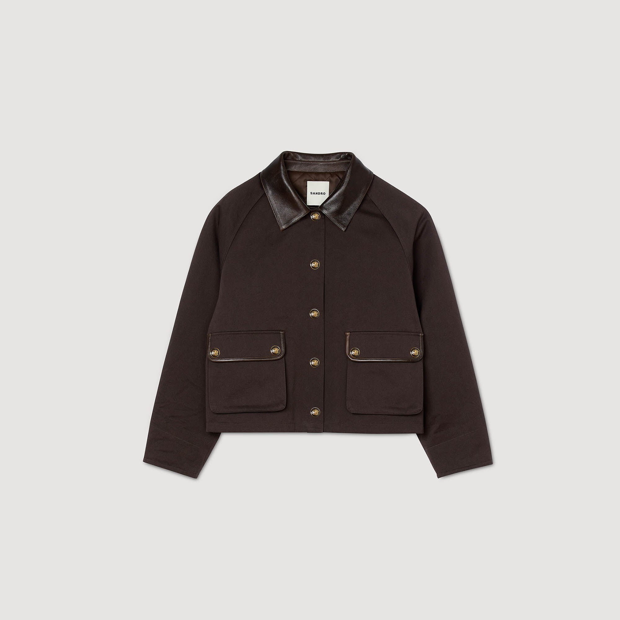 Manteau en gabardine