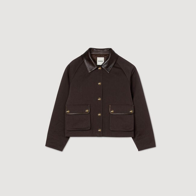 Manteau en gabardine