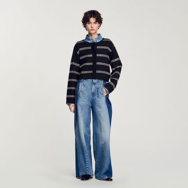Cardigan à studs