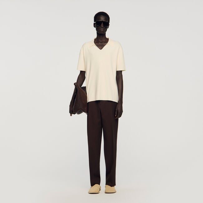 Polo en maille stretch