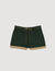 Short bicolore à ceinture cordon
