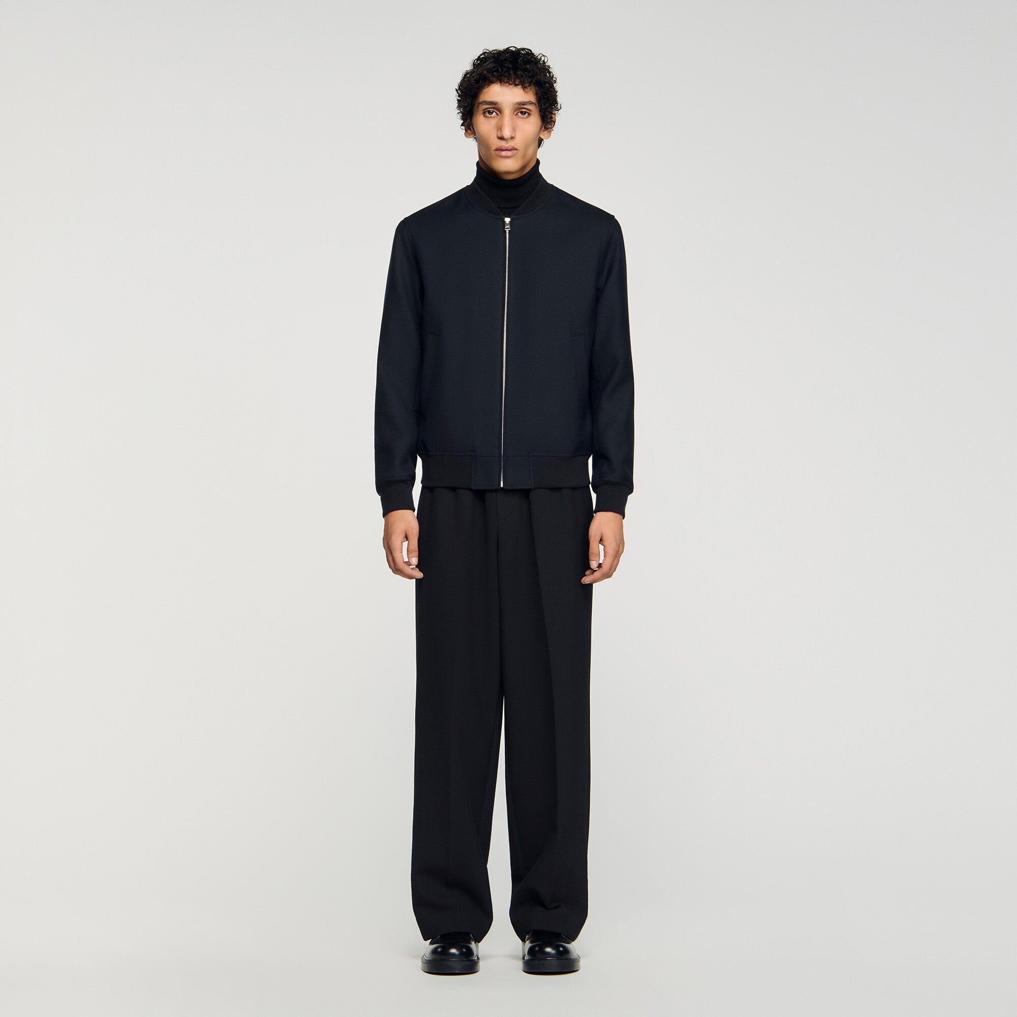 Blouson teddy en laine