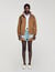 Blouson en su&egrave;de &agrave; studs