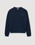 Sweat oversize à patch en cuir
