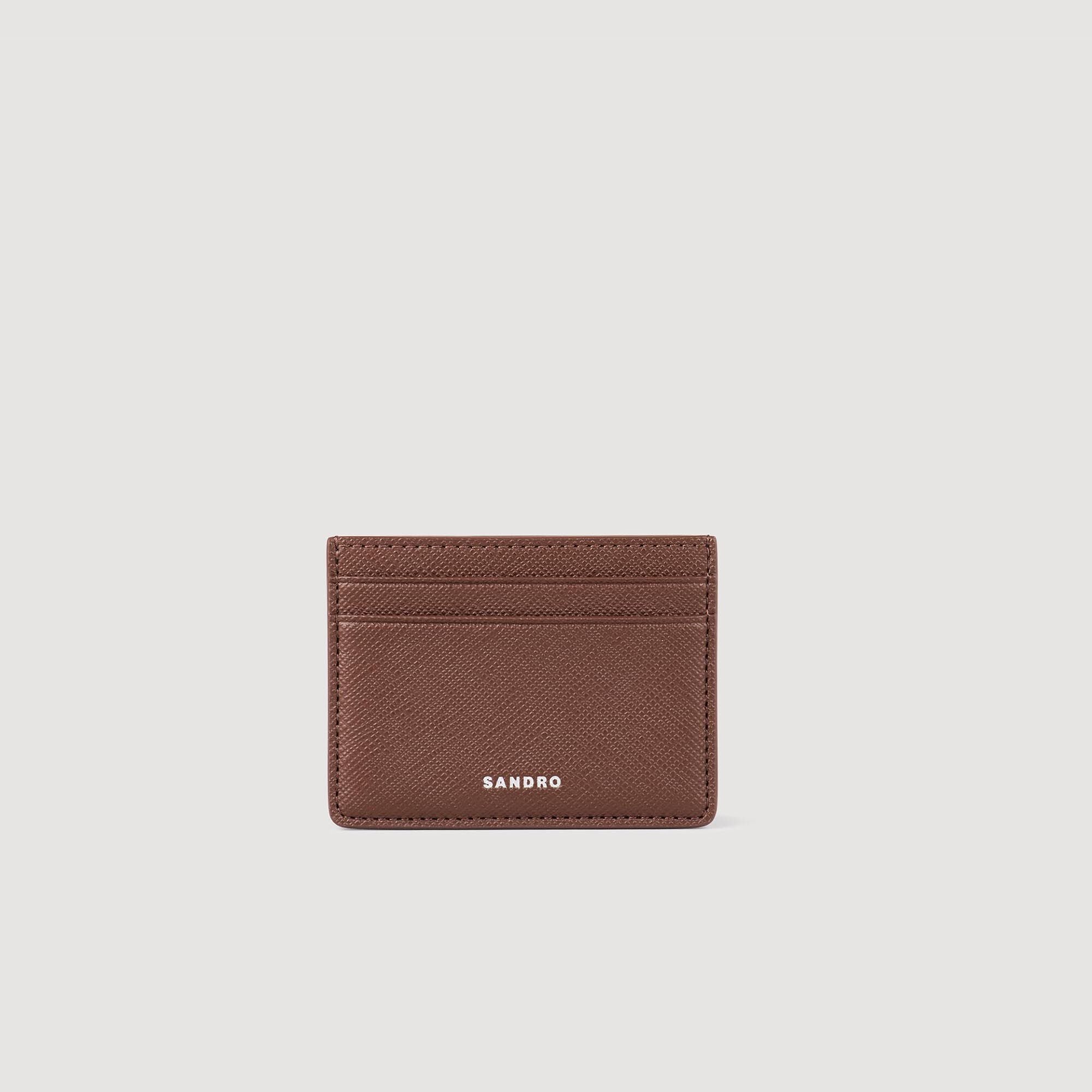 Porte cartes en cuir reconstitué