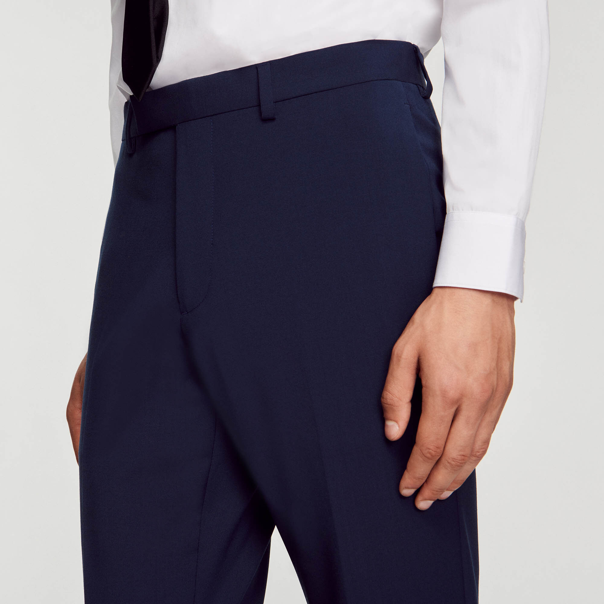 Pantalon de costume en laine vierge