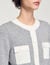 Cardigan bicolore