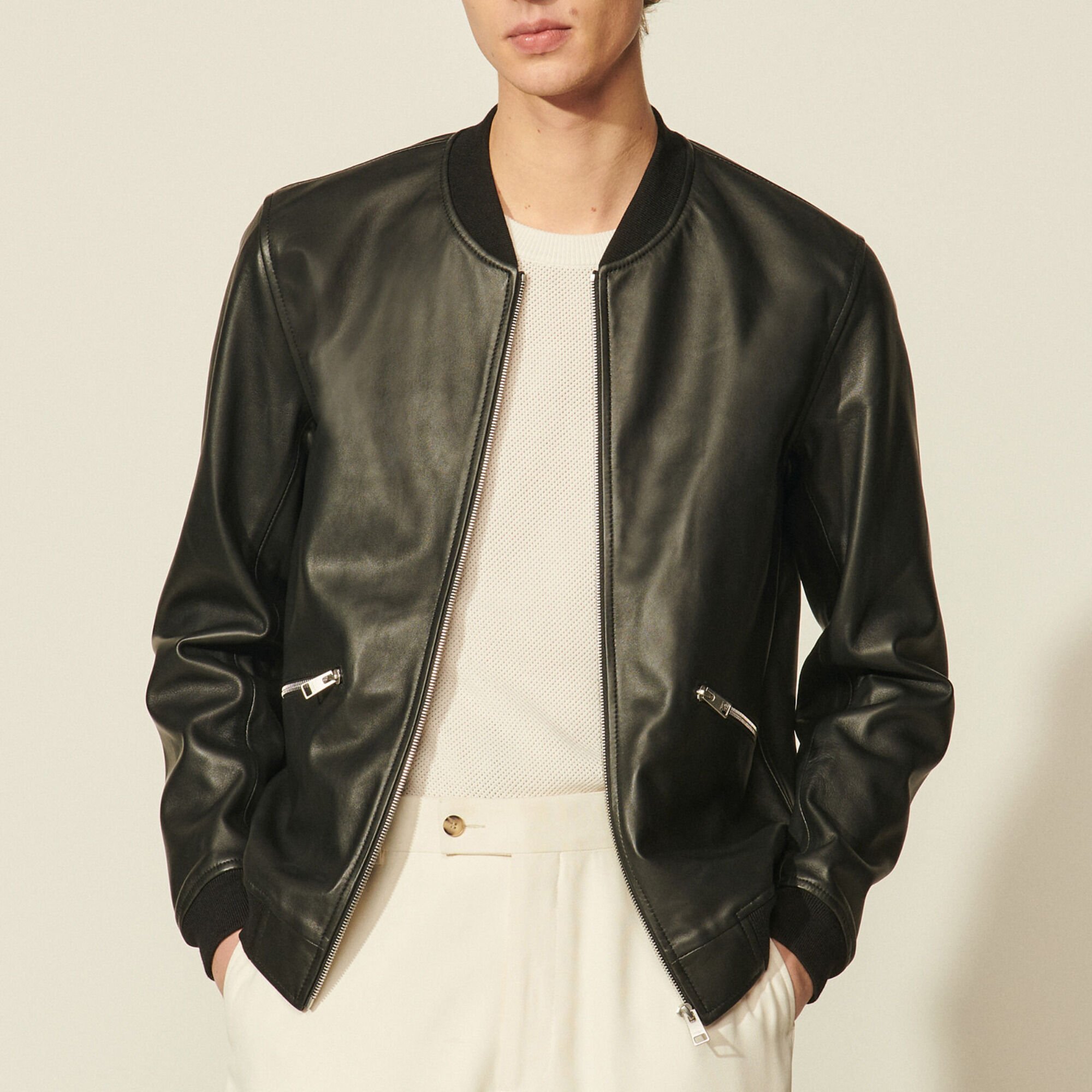 Blouson en cuir