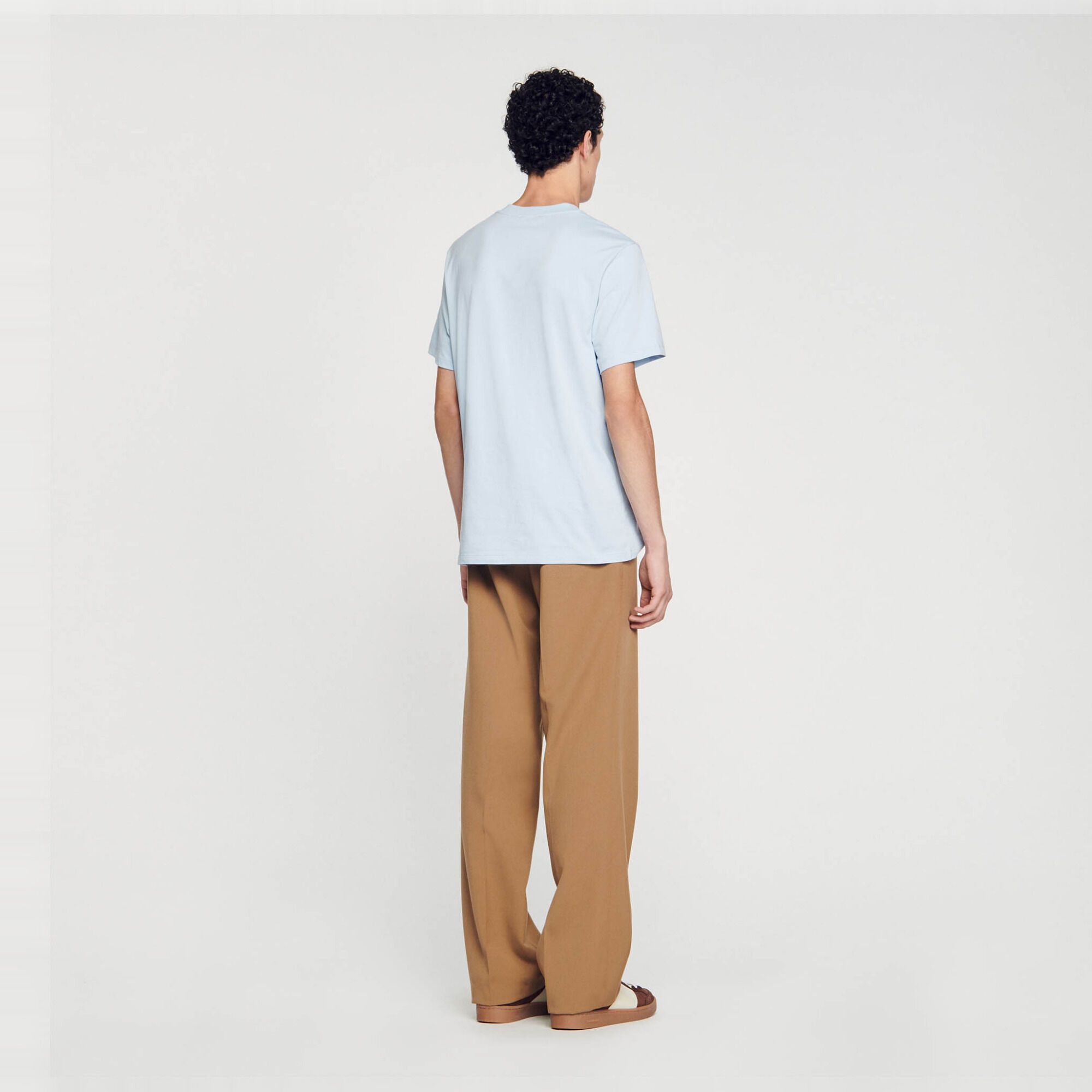 T-shirt &agrave; manches courtes - Homme | Sandro Paris