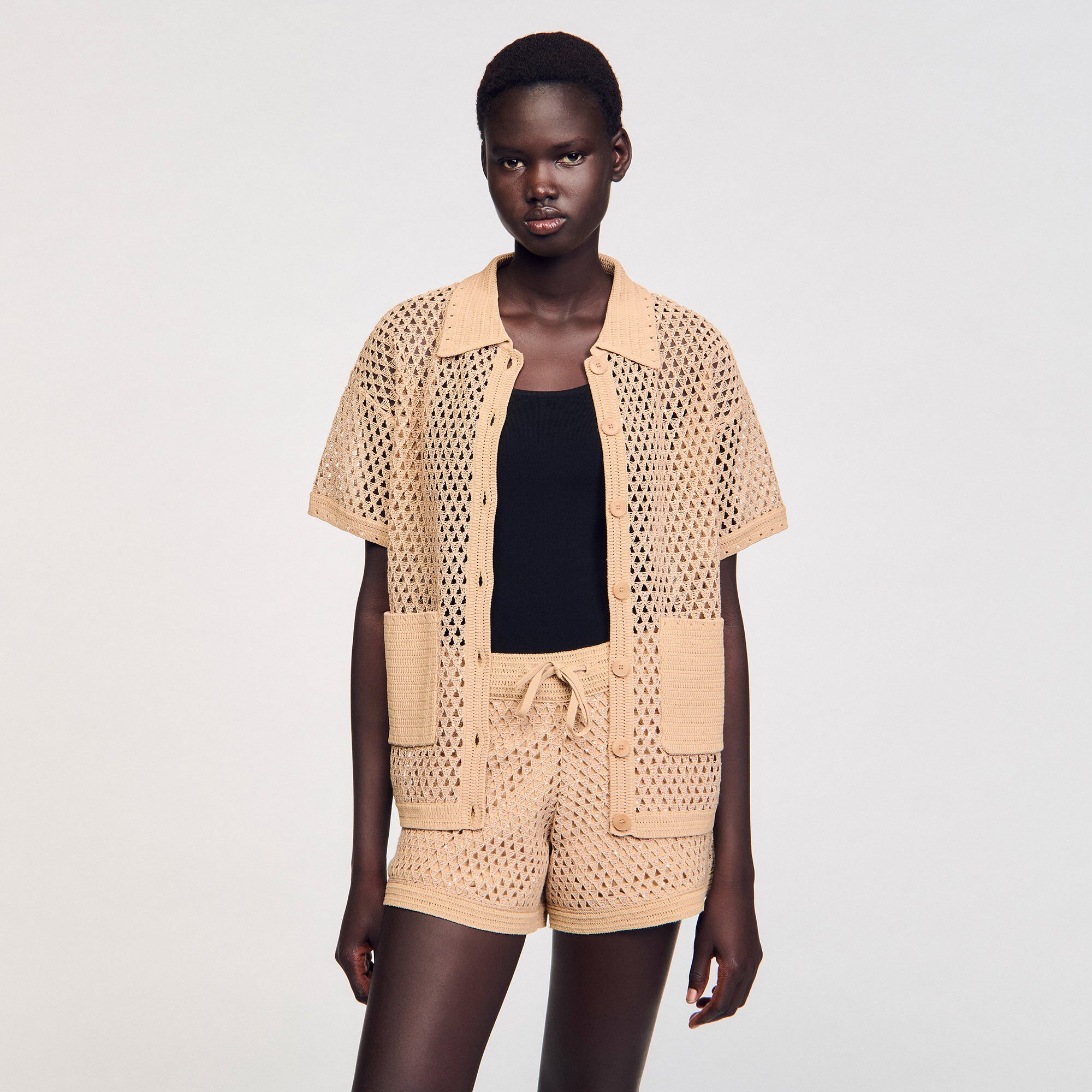 Cardigan strassé
