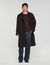Manteau croisé laine et cachemire