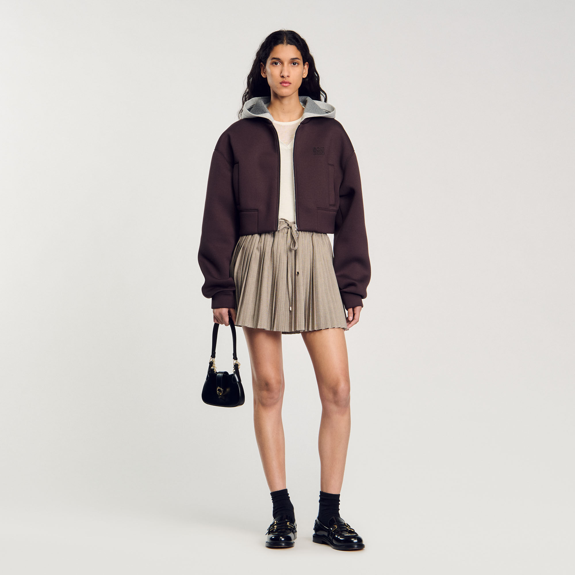 Blouson sweatshirt à capuche