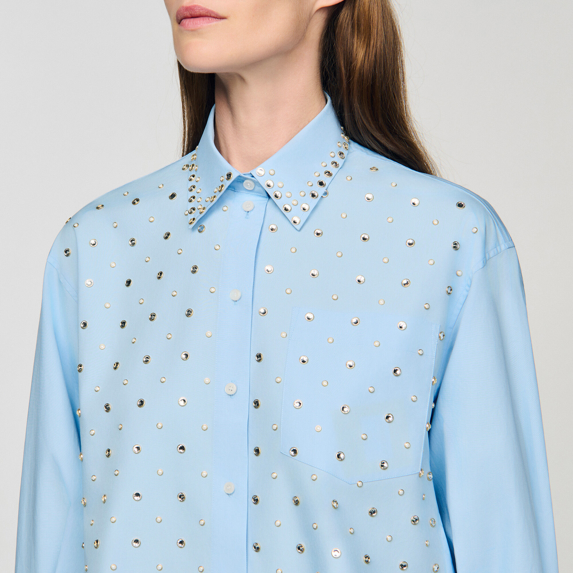 Chemise strassée