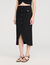 Jupe midi boutonnée