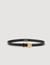 Ceinture en cuir à boucle fantaisie