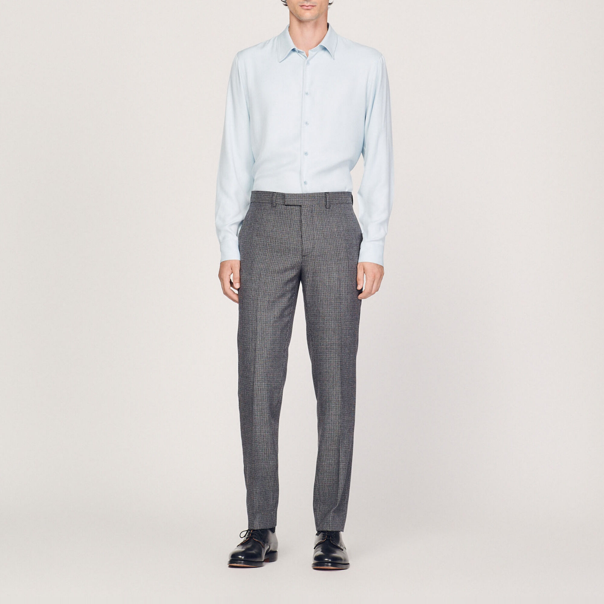 Pantalon de costume en laine vierge