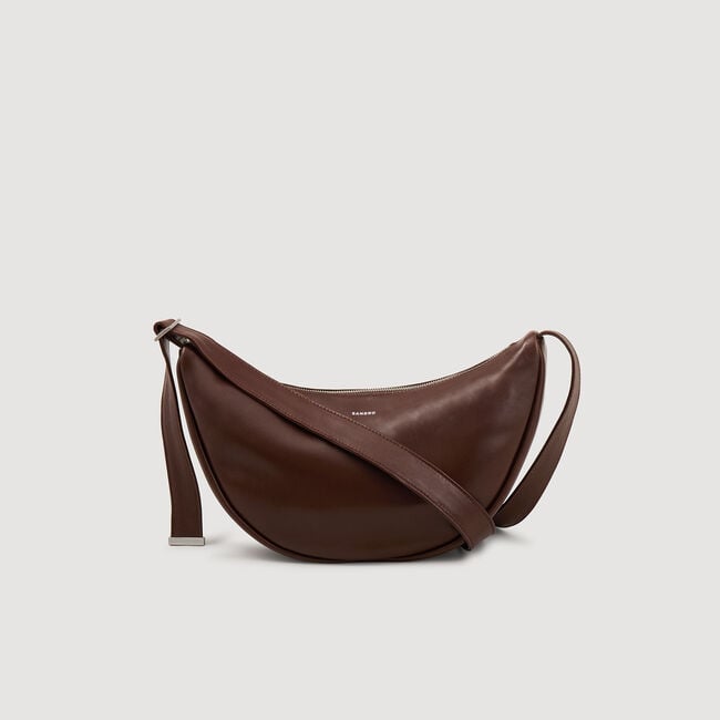 Petit sac hobo en cuir