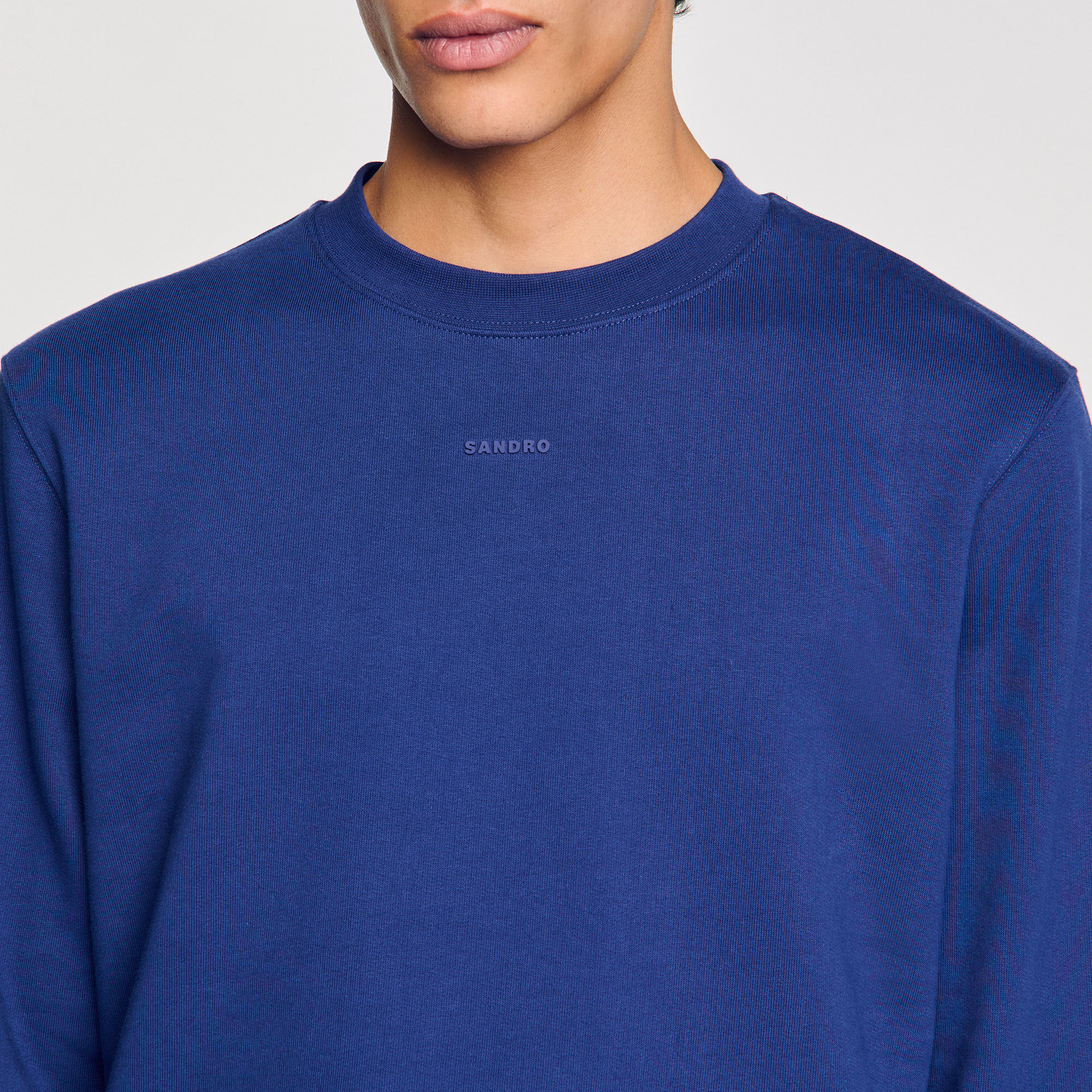 Sweatshirt en coton à logo 