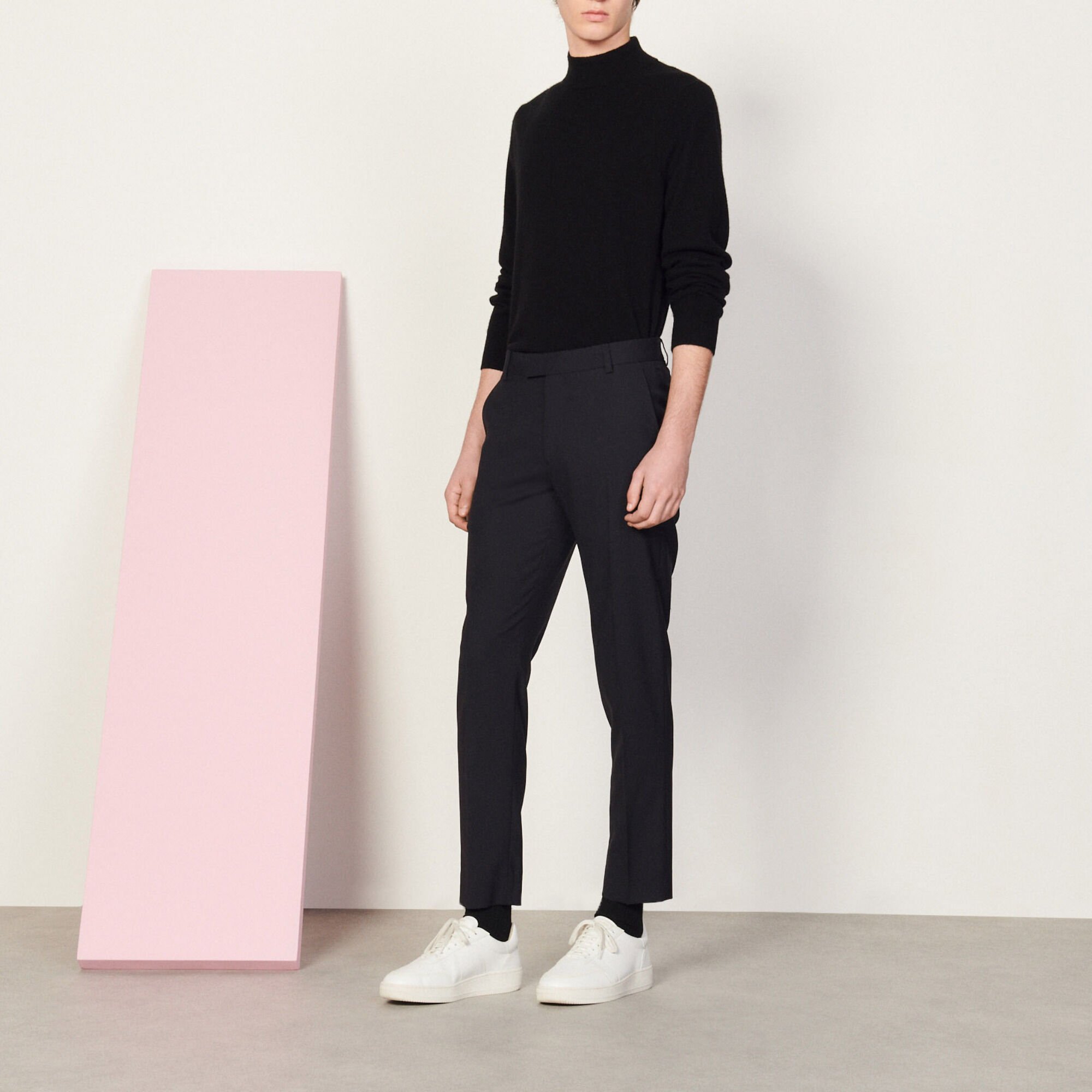 Pantalon en laine froide