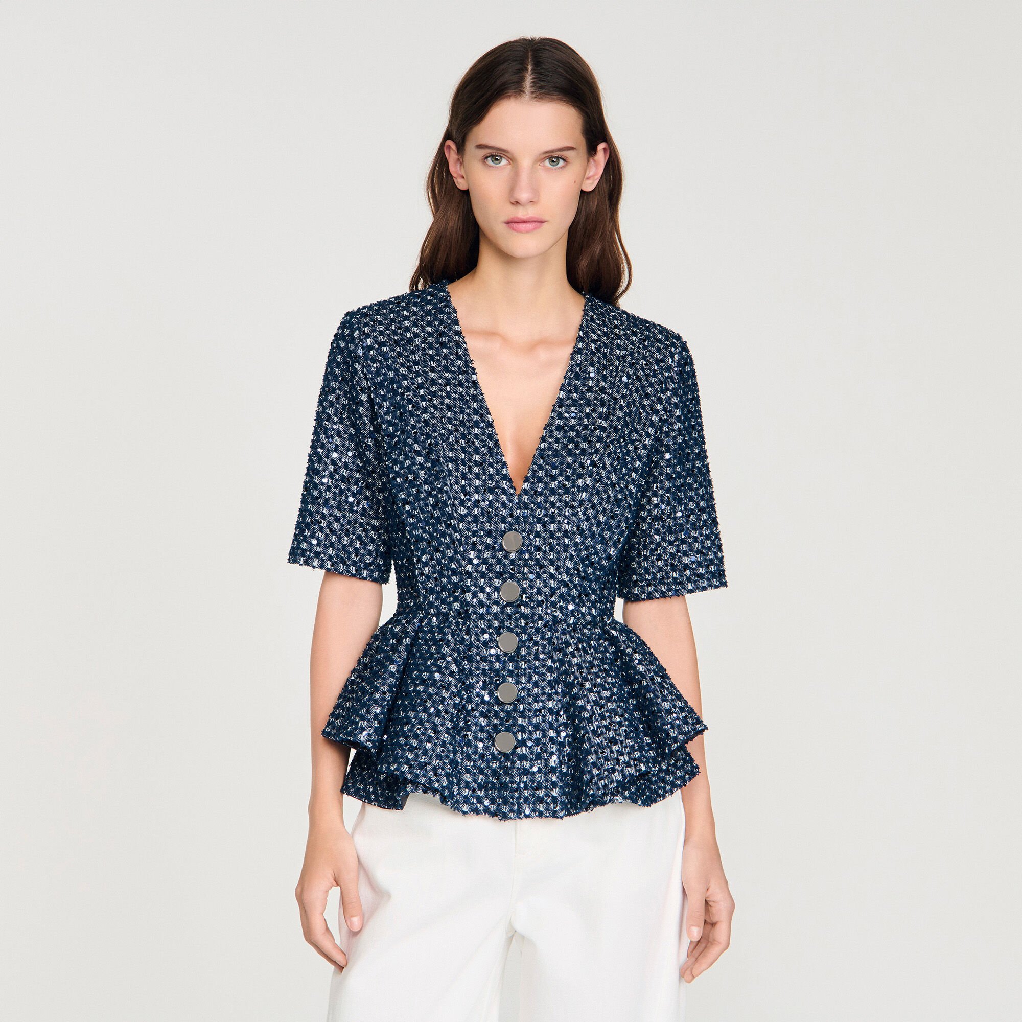 Veste &agrave; sequins