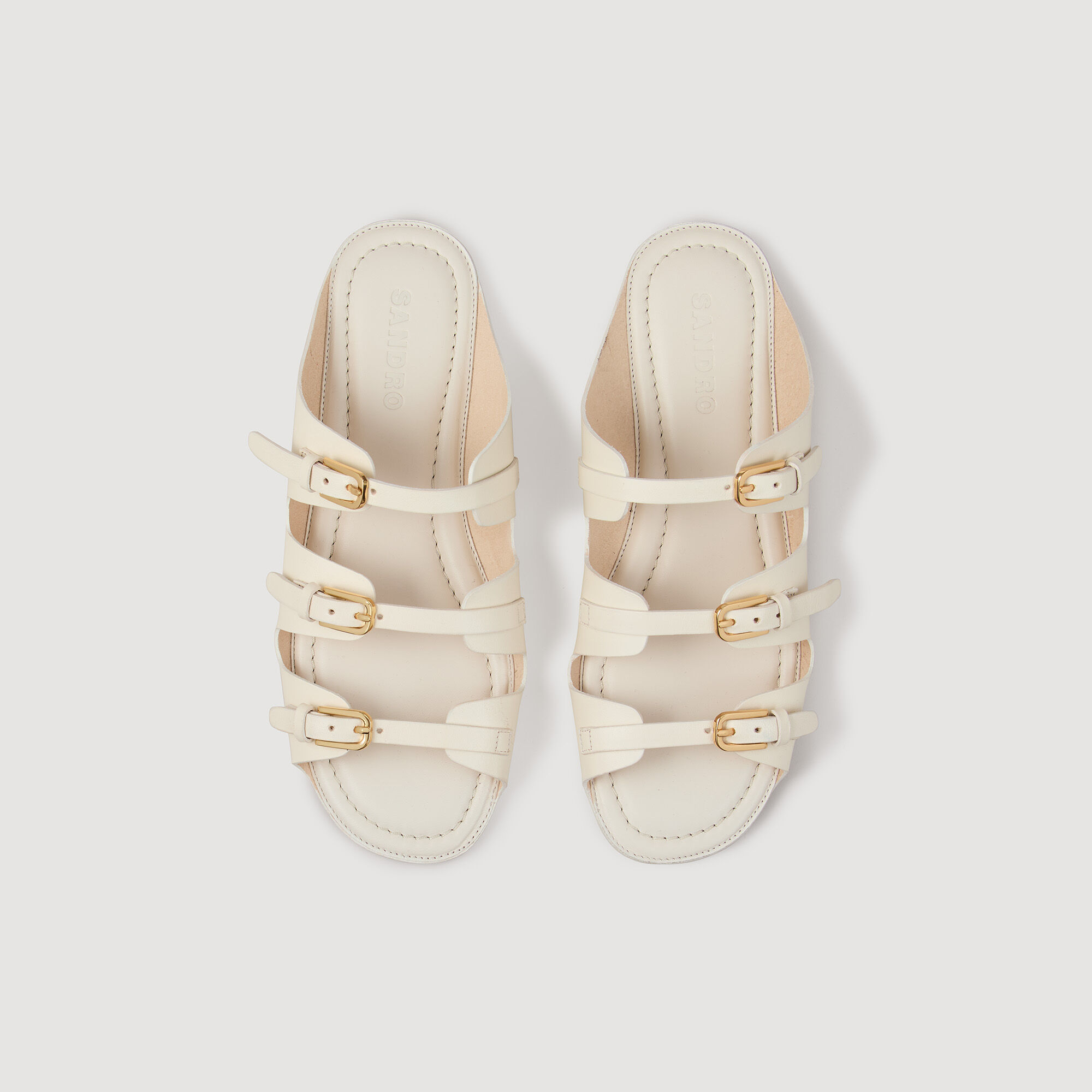 Sandales en cuir