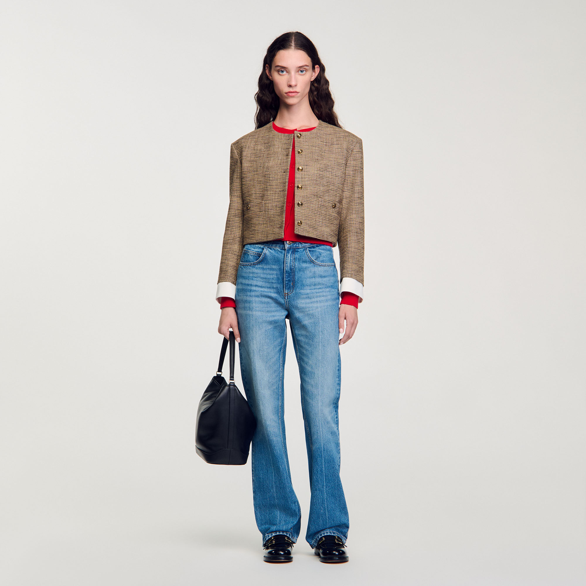 Veste jean sandro outlet