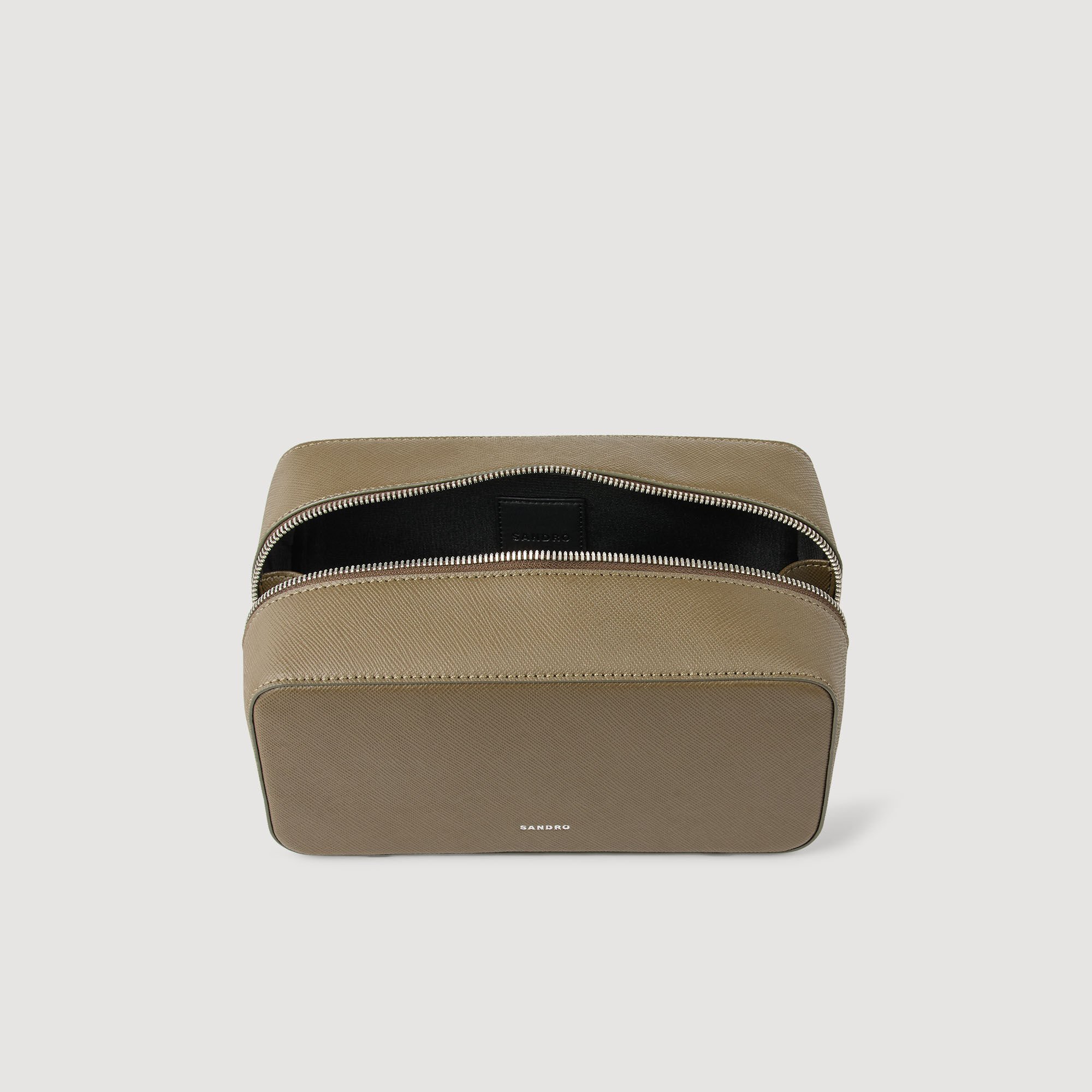 Trousse de toilette en cuir reconstitué