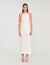 Robe longue perlée